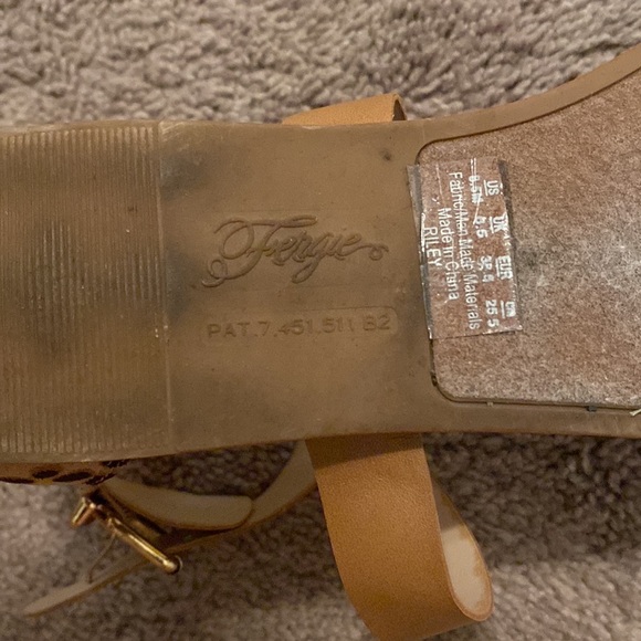 Fergie Leopard Black Sandals from Nordstrom’s - Picture 5 of 5